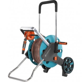 Тележка для шланга GARDENA AQUAROLL M EASY SET с комплектом для полива